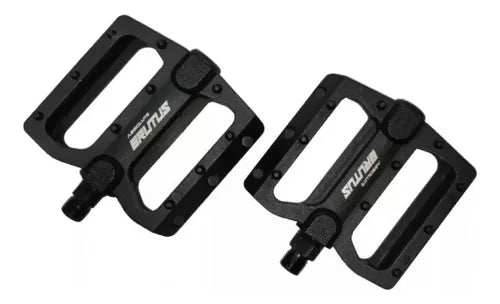 Pedal Plataforma Free Style Absolute Brutus Flat 9/16 Bike Cor Preto